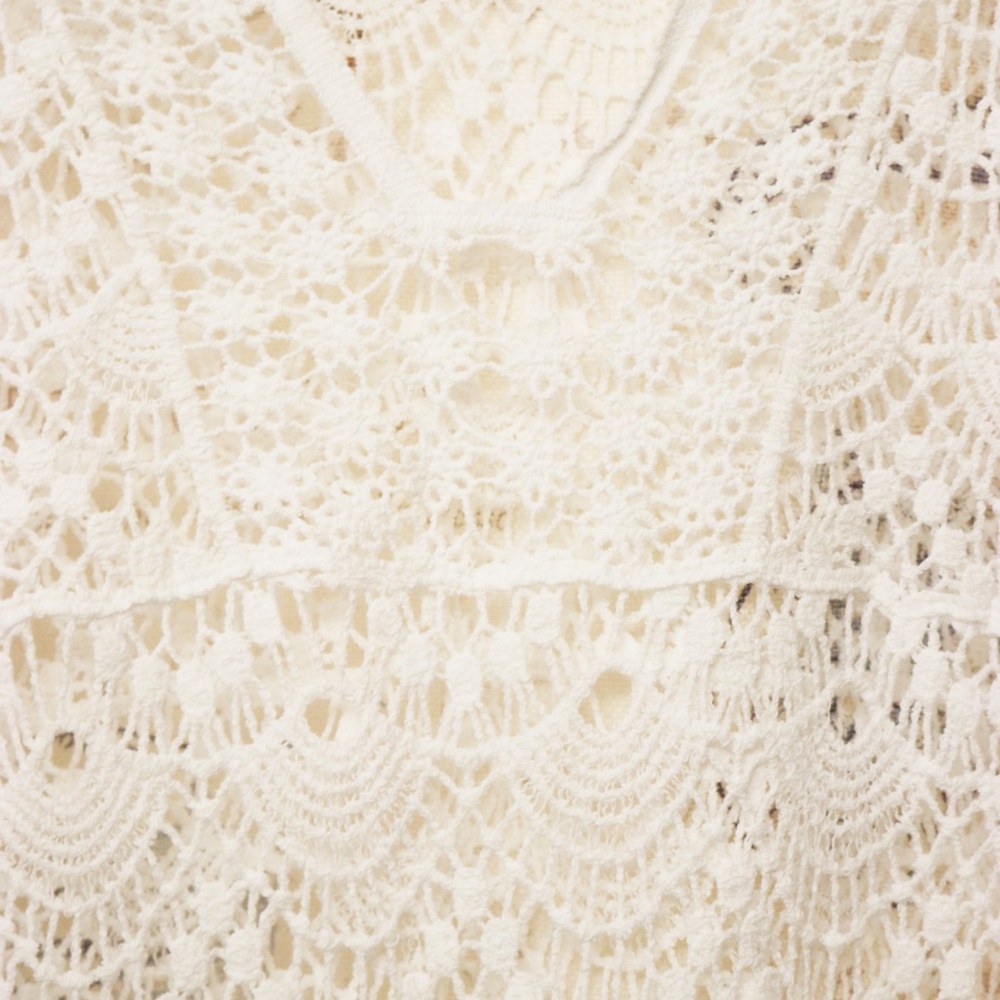 π Beautiful Crochet Scalloped Lace Bikini Cover - Picture 4 of 16